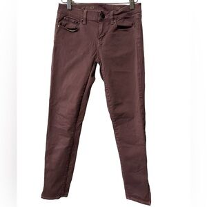 *CLEARANCE* J. Crew ankle toothpick jeans mauve size 26